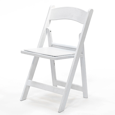 Classic Rentals - White Padded Chair