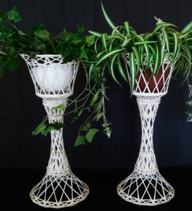 Wicker Plant Stands